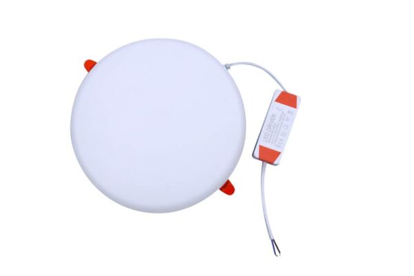 PANEL LED EMBUTIDO REDONDO LIBRE CALADO 18W