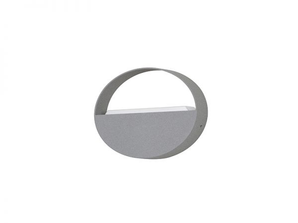 APLIQUE REDONDO GRIS 4W