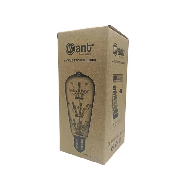 AMPOLLETA LED DECORACION ST64 4W RGB - Imagen 2