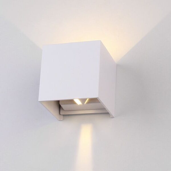 APLIQUE CUADRADO 6W BLANCO