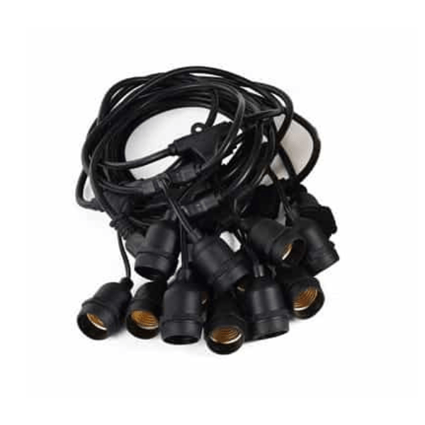 Guirnalda Porta Ampolletas E27 Cable Individual