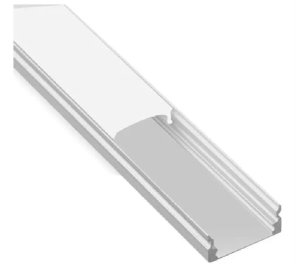 PERFIL 2M 509 SOBREPUESTO COLOR ALUMINIO 0.5MM