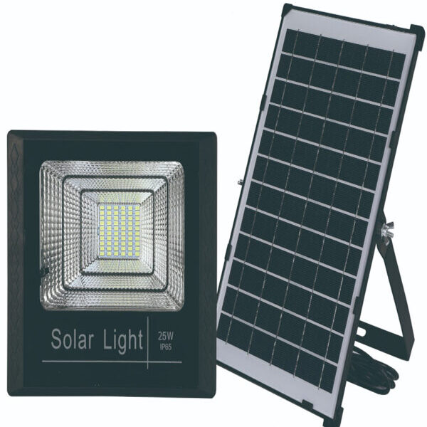 PROYECTOR LED 25W CON SOLAR 6500K