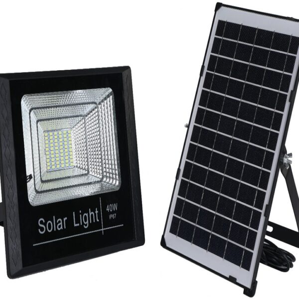 PROYECTOR LED 40W CON SOLAR 6500K
